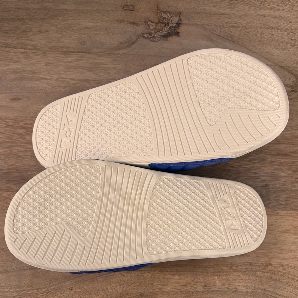 APL Blue Quilted leather Slides - Picture 5 of 5